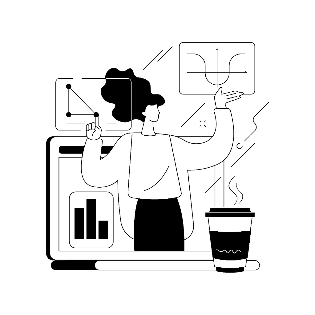 Digital Growth and SEO Services Illustration